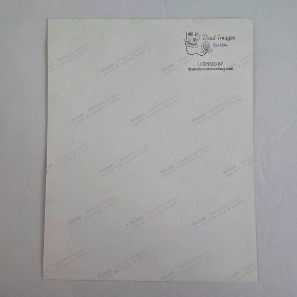 Jerry Garcia Licensed Photo By Rob Cohn Grateful Dead Merchandise 8x10 Kodak Pap - Picture 12 of 16